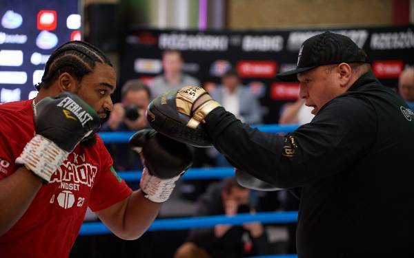 Trening Medialny zadowdników Knockout Boxing Night 27 - 28