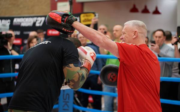 Trening Medialny zadowdników Knockout Boxing Night 27 - 42