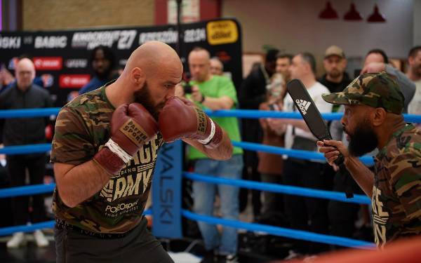 Trening Medialny zadowdników Knockout Boxing Night 27 - 56