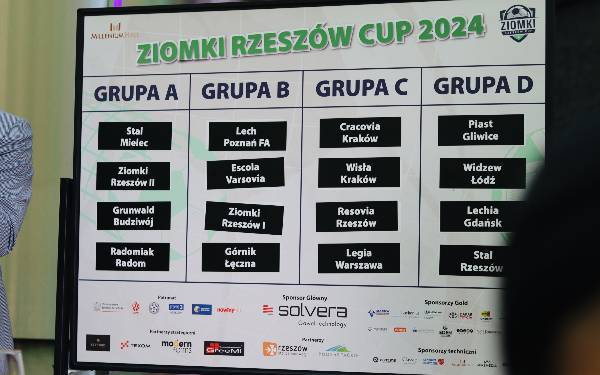 Konferencja prasowa i losowanie grup Ziomki Rzeszów CUP - 34