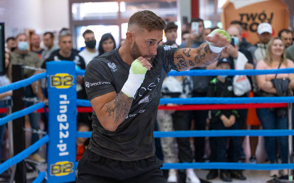 Trening medialny zawodników gali Knockout Boxing Night 15  - 3