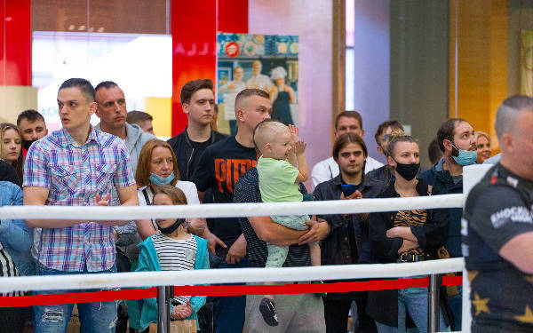 Trening medialny zawodników gali Knockout Boxing Night 15  - 11