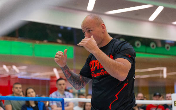 Trening medialny zawodników gali Knockout Boxing Night 15  - 55