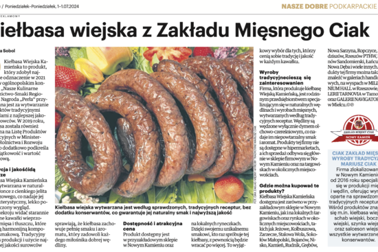 Ciak Zakład Mięsny Wyroby Tradycyjne - Rzeszów - 1