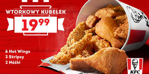 Wtorkowy Kubełek powrócił w KFC