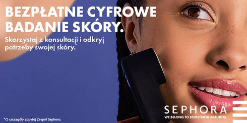 Bezpłatne cyfrowe badanie skóry w Sephora