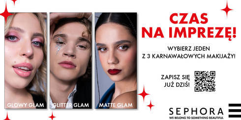 Nowy look makijaż karnawałowy Sephora