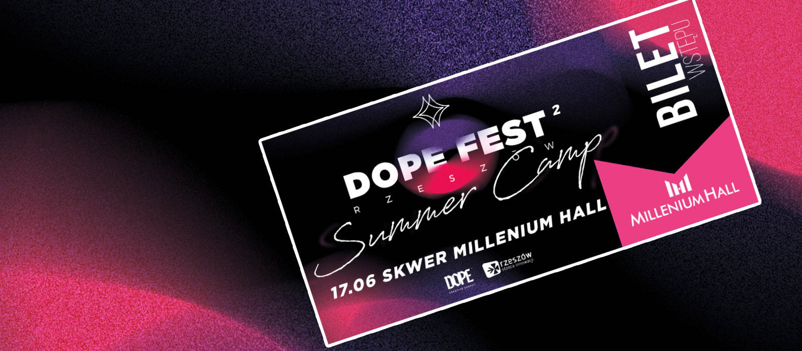 Odbierz bilet na koncert OKI // DOPE FEST RZESZÓW