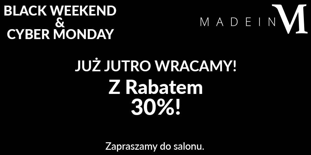 Made in M  BLACK WEEKEND oraz CYBER MONDAY - 1