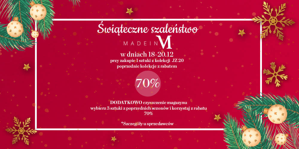 Świąteczne szaleństwo w Made in M - 1