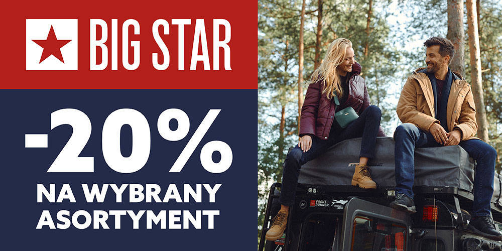 Rabat 20% na wybrany asortyment w BIG STAR - 1