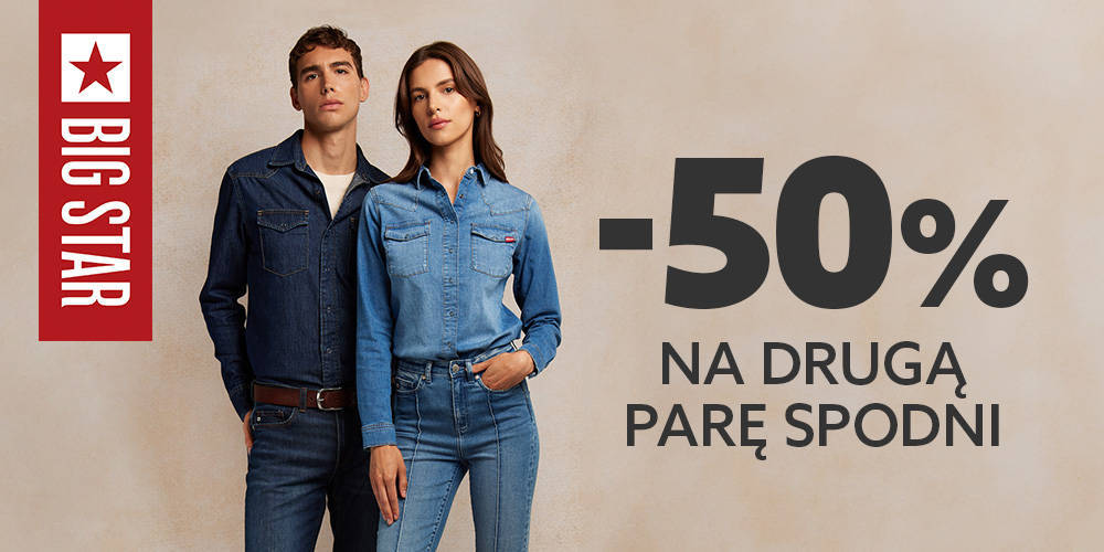 -50% NA DRUGĄ PARĘ SPODNI w Big Star - 1