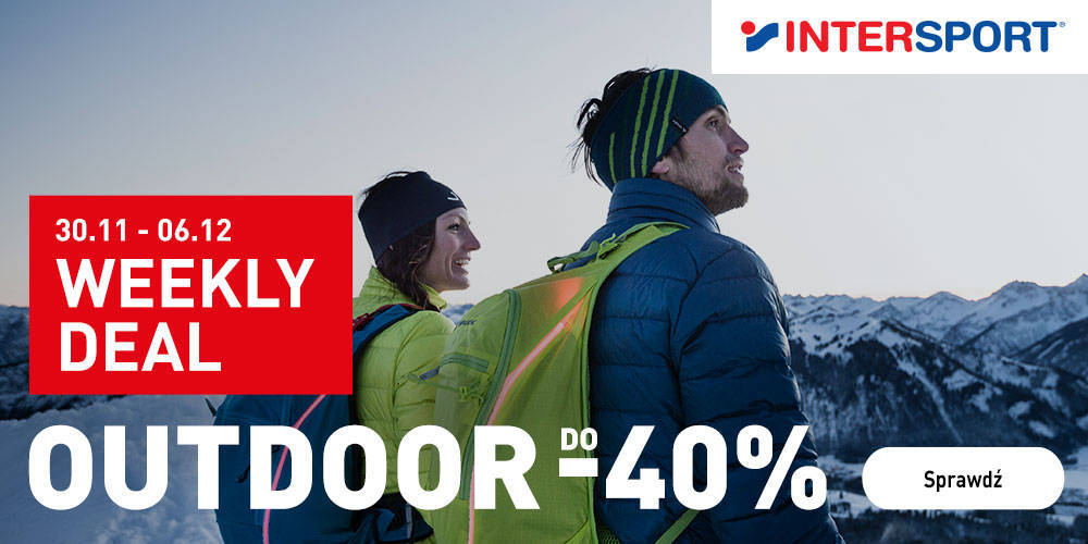 WEEAKYLY DEAL do – 40% w INTERSPORT - 1