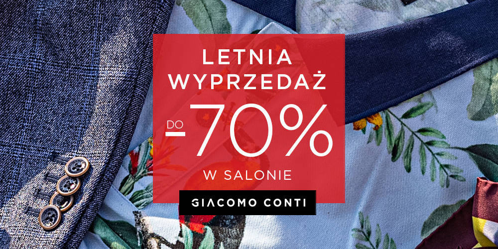 Letnia wyprzedaż aż do – 70% w Giacomo Conti! - 1