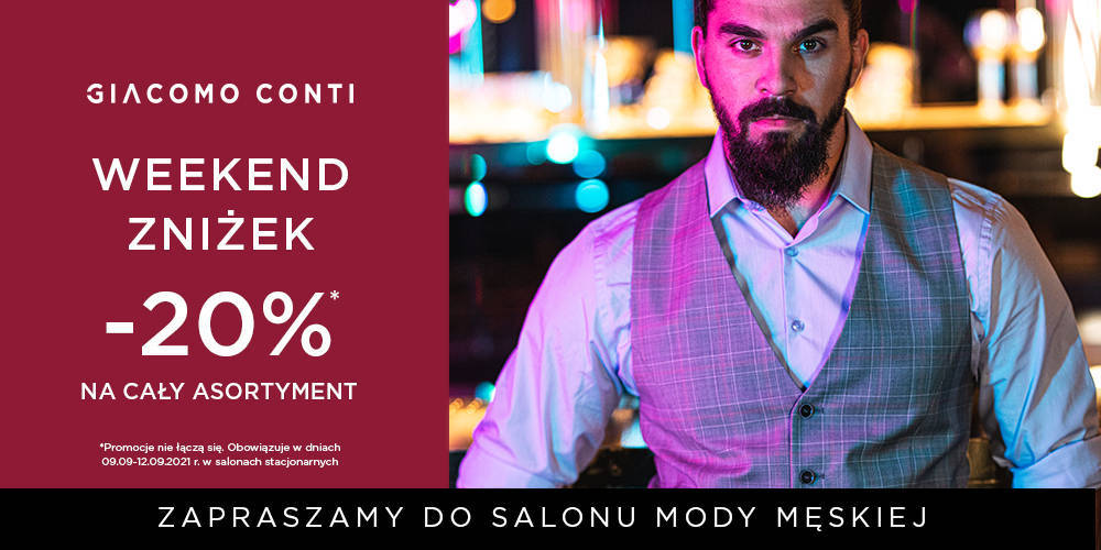 Weekend zniżek – 20% w GIACOMO CONTI - 1