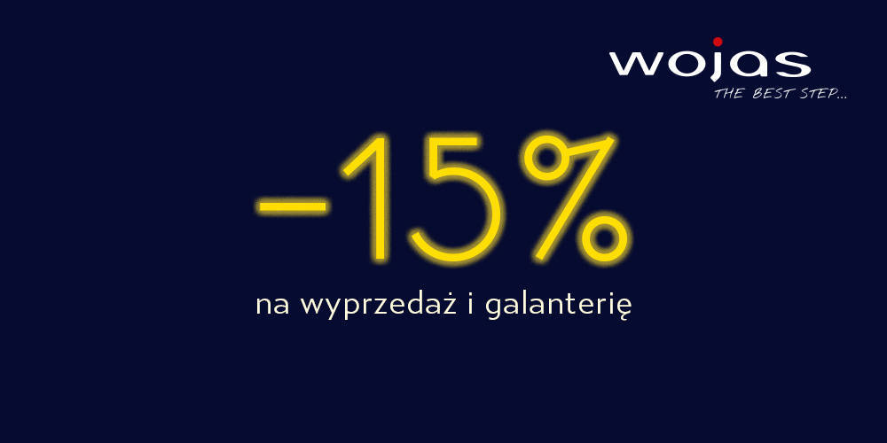 15% rabatu w Wojas - 1