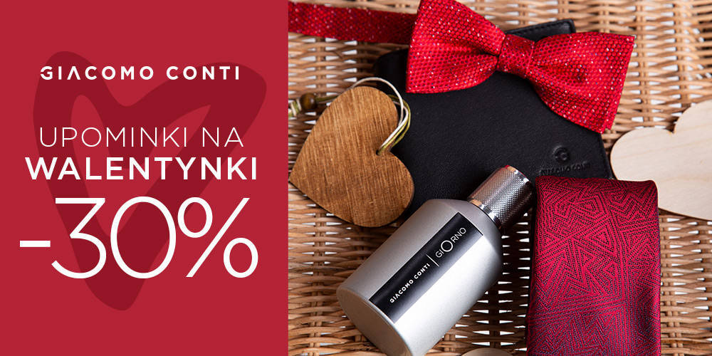 Na Walentynki -30% na akcesoria w Giacomo Conti - 1