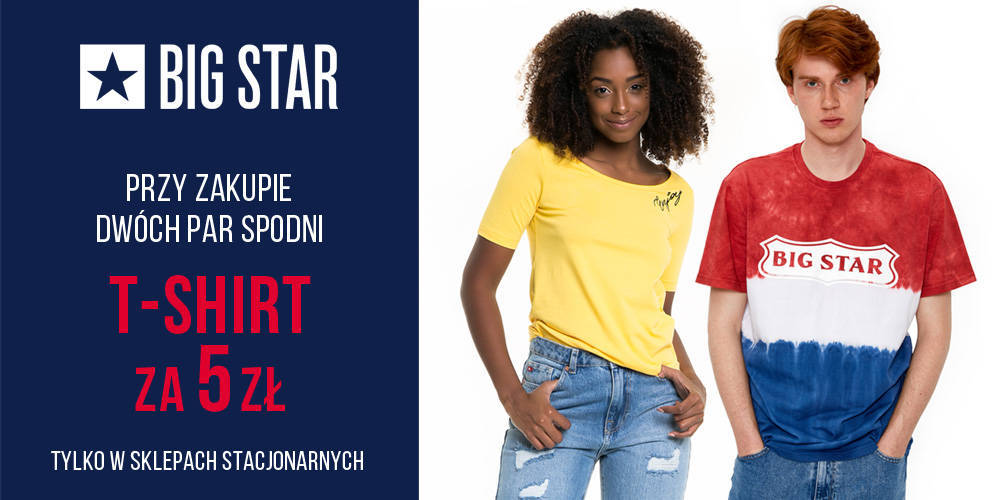 T-shirt za 5 zł w Big Star! - 1