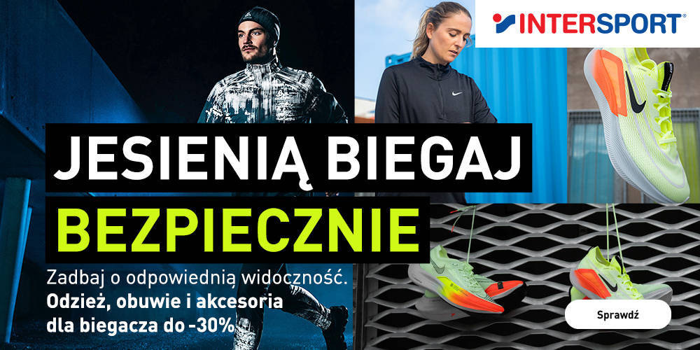 Jesienią biegaj bezpiecznie z INTERSPORT  - 1