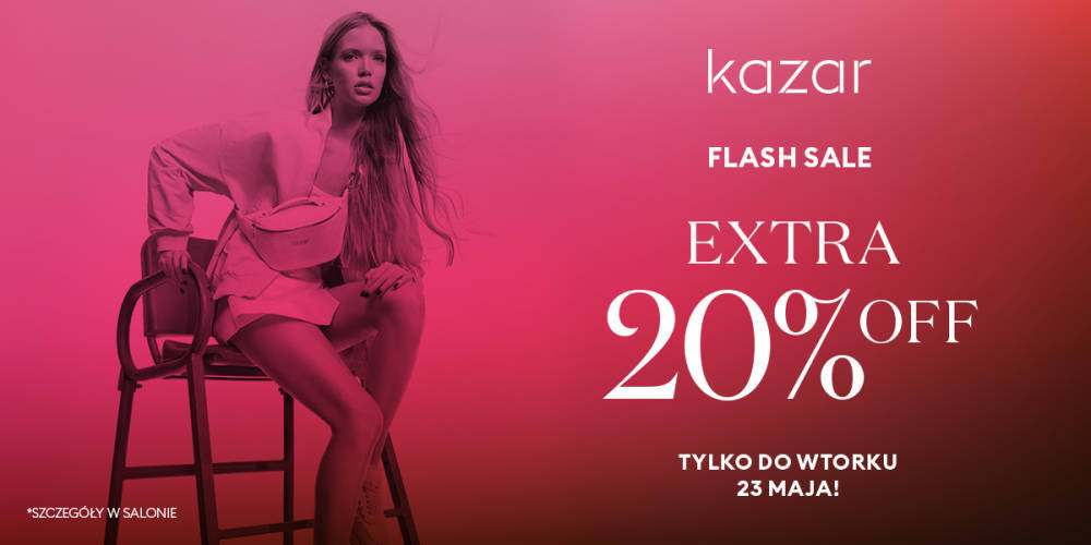 FLASH SALE w Kazar. Dodatkowe -20% na wszystkie przecenione produkty.  - 1