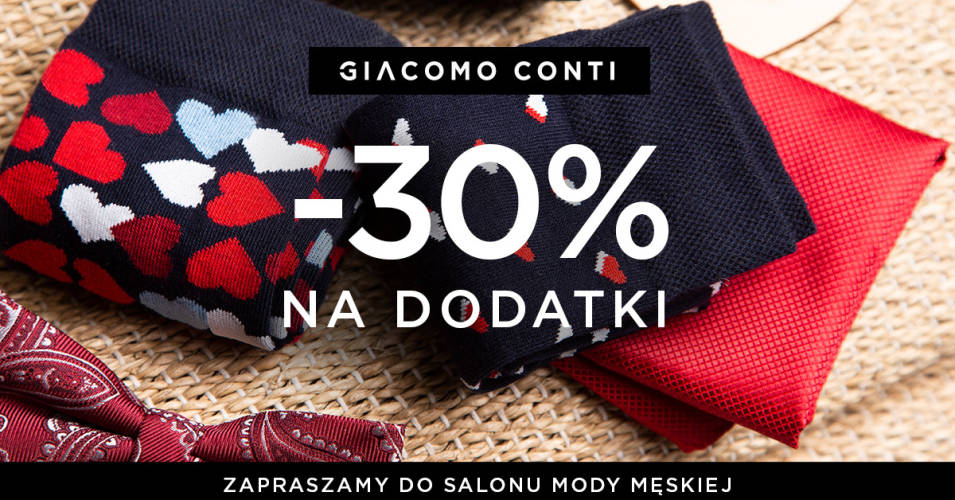 Rabat -30% na wszystkie dodatki w Giacomo Conti - 1