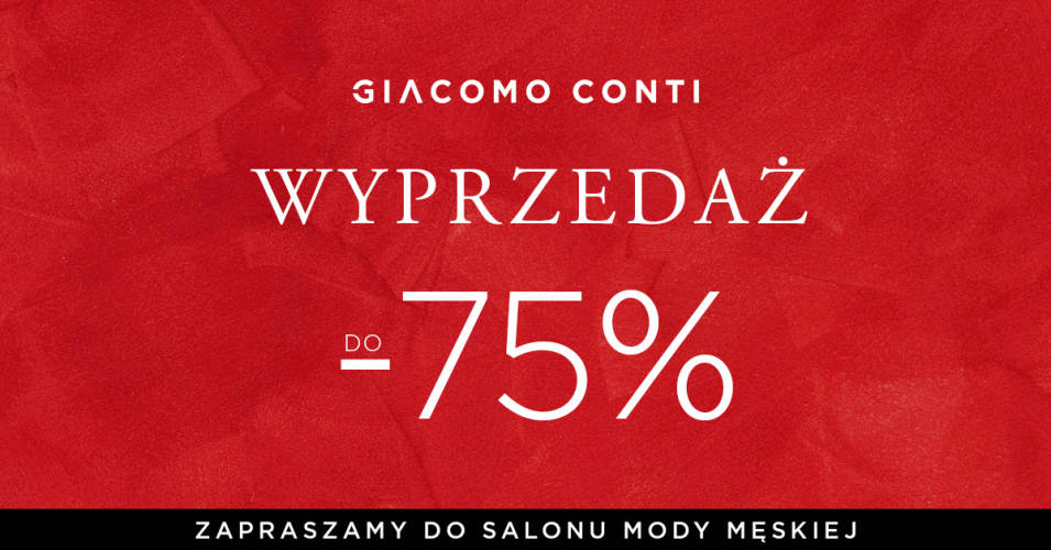 Wyprzedaż do -75% w Giacomo Conti - 1