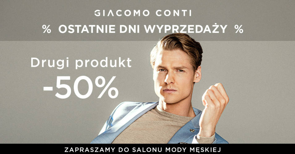 Ostatnie dni wyprzedaży Giacomo Conti - 1