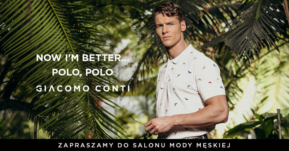 Modne polo na wyciągnięcie ręki Giacomo Conti - 1