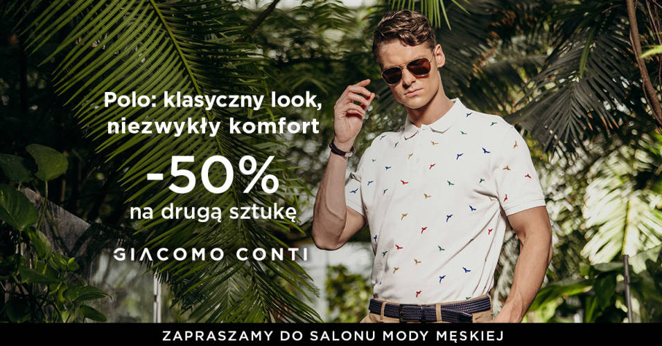 Drugie polo 50% taniej Giacomo Conti - 1