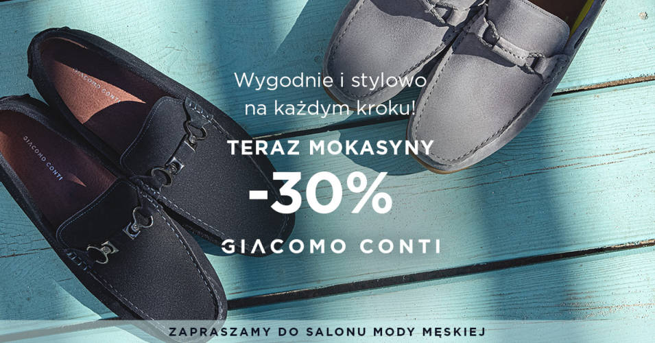  -30% na mokasyny tylko w Giacomo Conti! - 1