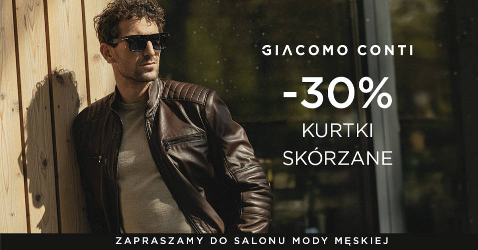 30% rabatu na kurtki skórzane w Giacomo Conti - 1