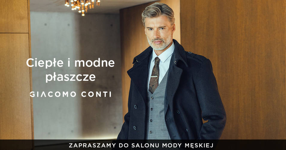 Ciepłe płaszcze męskie w Giacomo Conti - 1