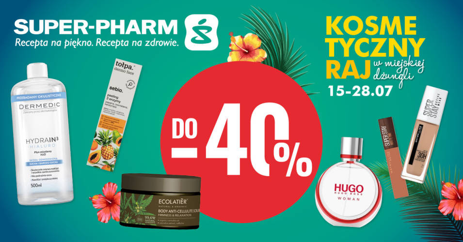 Letnie rabaty do -40% na ulubione produkty w Super-Pharm - 1