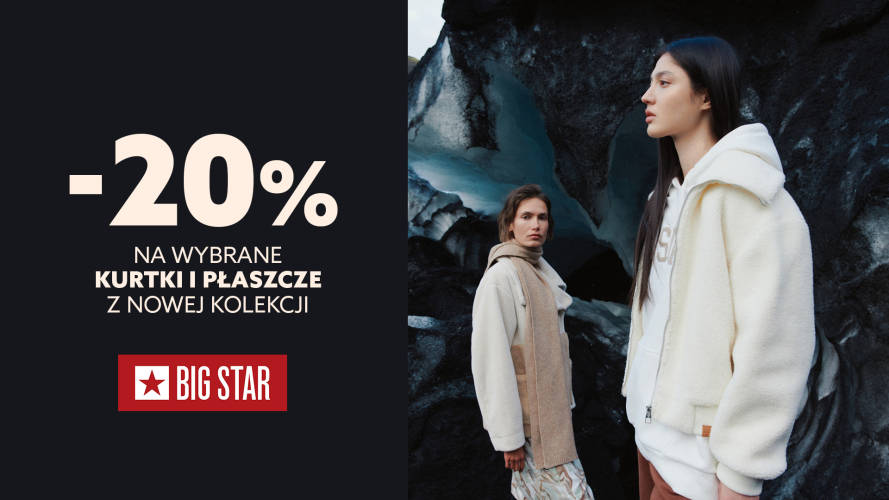 20% rabatu na wybrane kurtki i płaszcze Big Star - 1