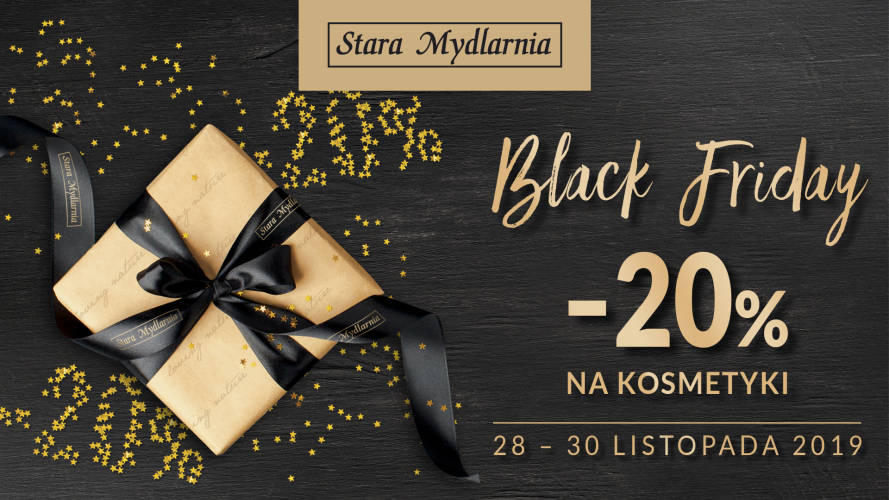 Black Friday -20% na kosmetyki w Starej Mydlarni - 1