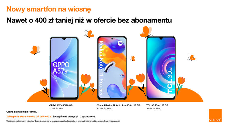 Nowy smartfon na wiosnę Orange - 1