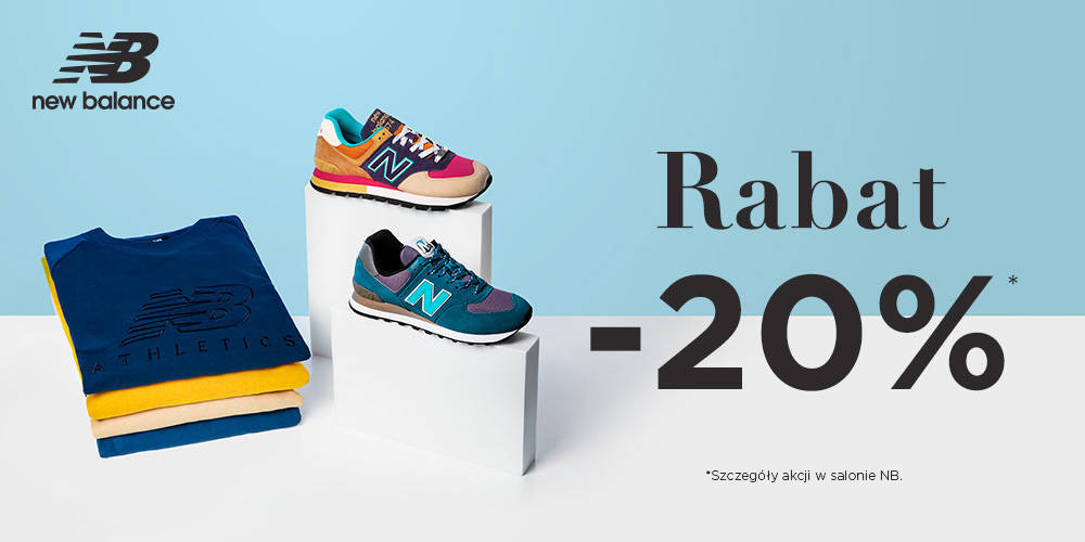 20% rabatu na Nową Kolekcję New Balance - 1