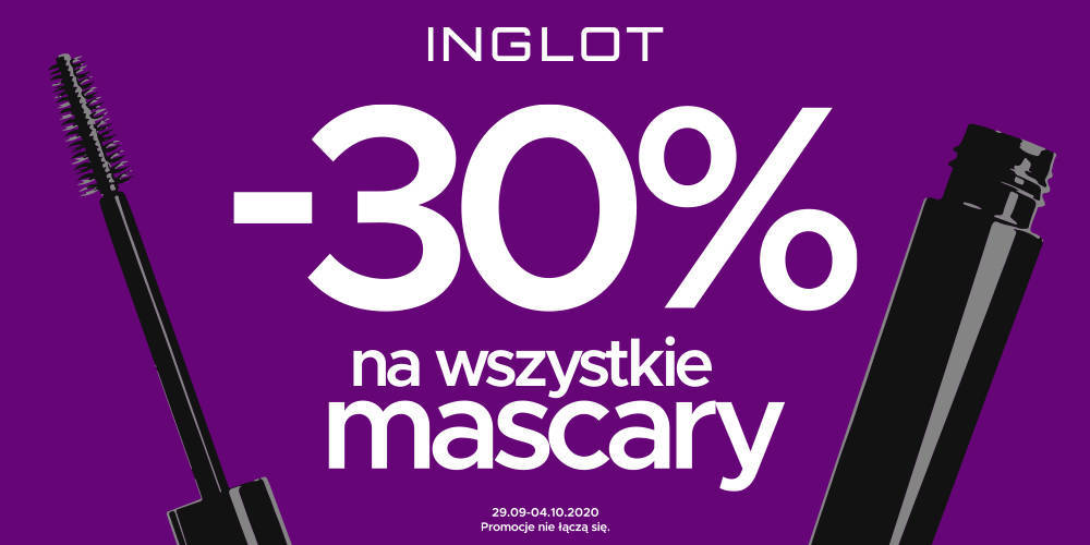 -30% na wszystkie maskary w INGLOT - 1