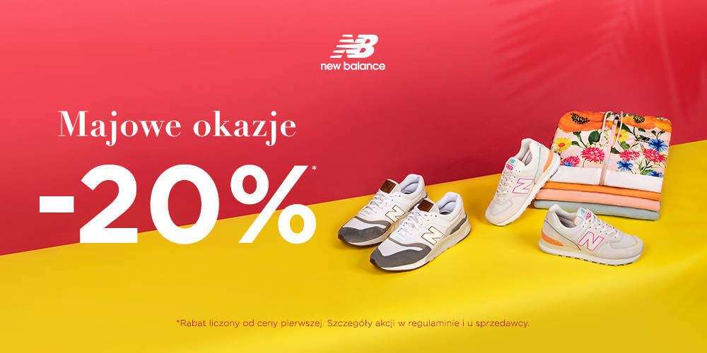 Majowe okazje 20% w New Balance - 1