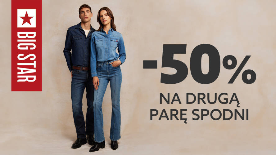 -50% NA DRUGĄ PARĘ SPODNI w Big Star - 1