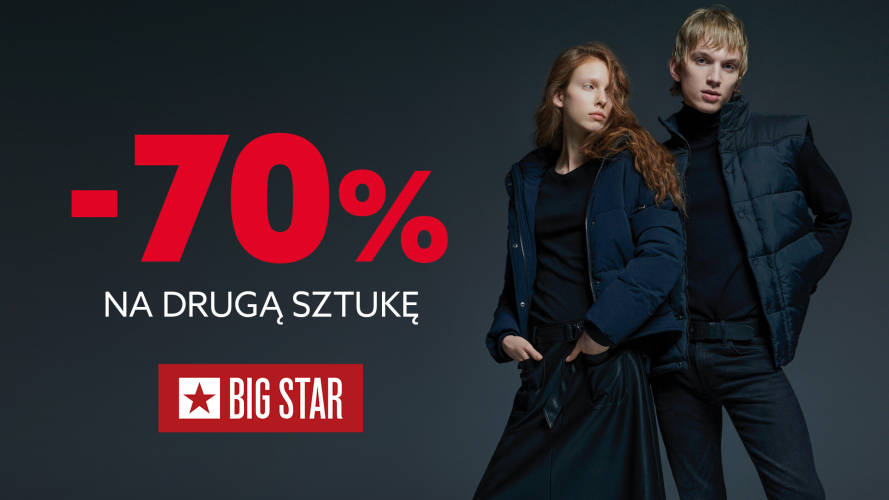 70% rabatu na drugą sztukę  BIG STAR - 1