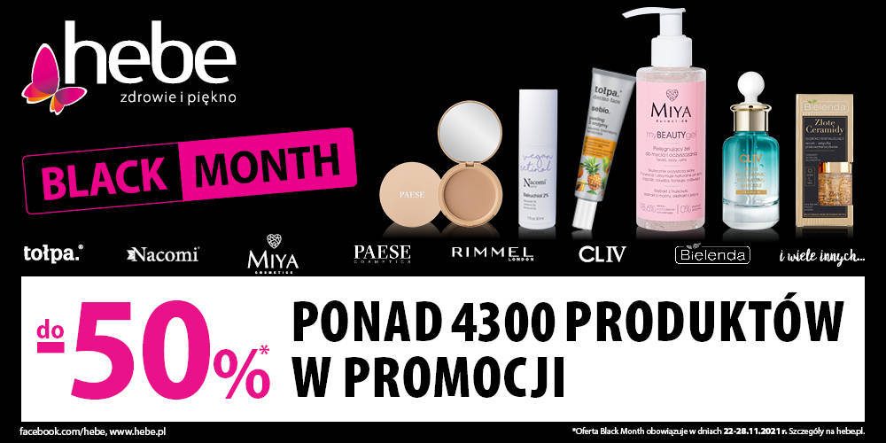 PONAD 4300 PRODUKTÓW W PROMOCJI DO -50% w HEBE - 1