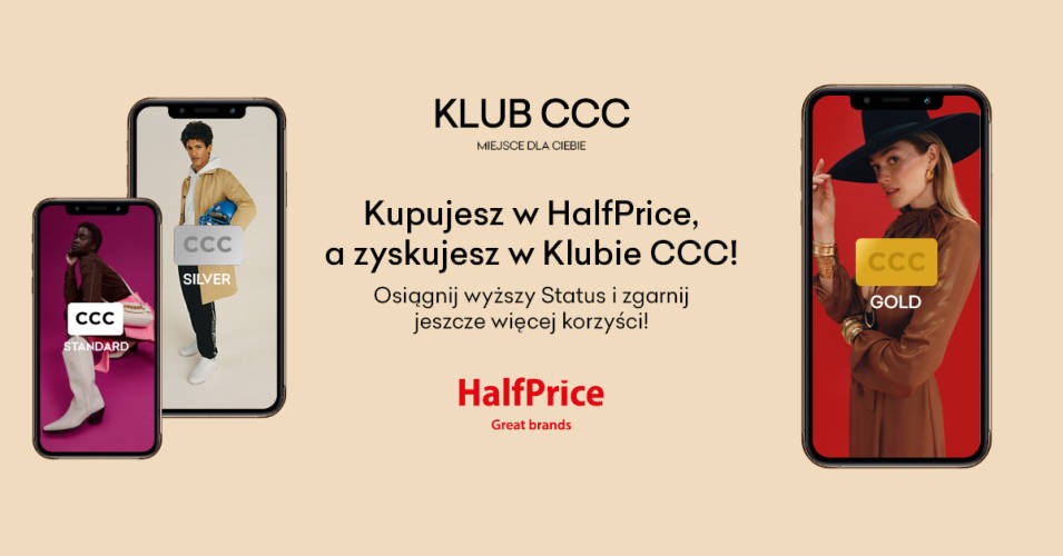 Kupujesz w HalfPrice, a zyskujesz w Klubie CCC - 1