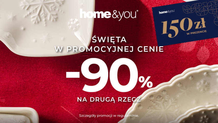 Druga Rzecz -90% na świąteczne kolekcje w home&you - 1