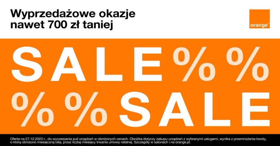 Wyprzedażowe okazje w Orange - 1