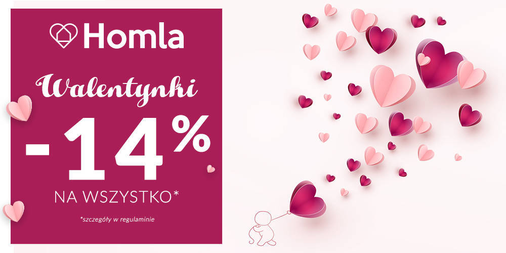 Walentynkowa promocja -14% w HOMLA - 1