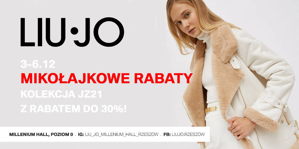 Mikołajkowe rabaty w salonie Liu Jo Millenium Hall  - 1