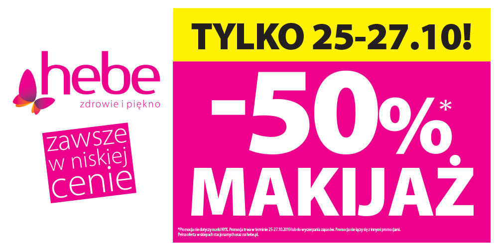 MAKIJAŻ -50% w HEBE - 1