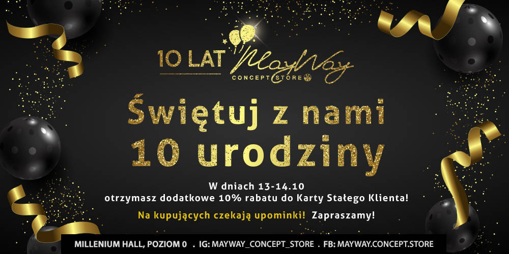 Urodzinowa akcja rabatowa May Way Concept Store - 1