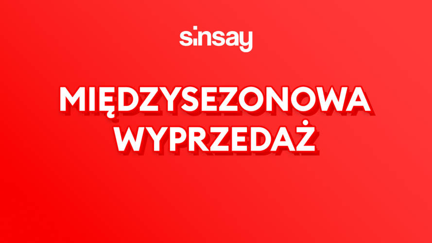 Międzysezonowa wyprzedaż w Sinsay - 1